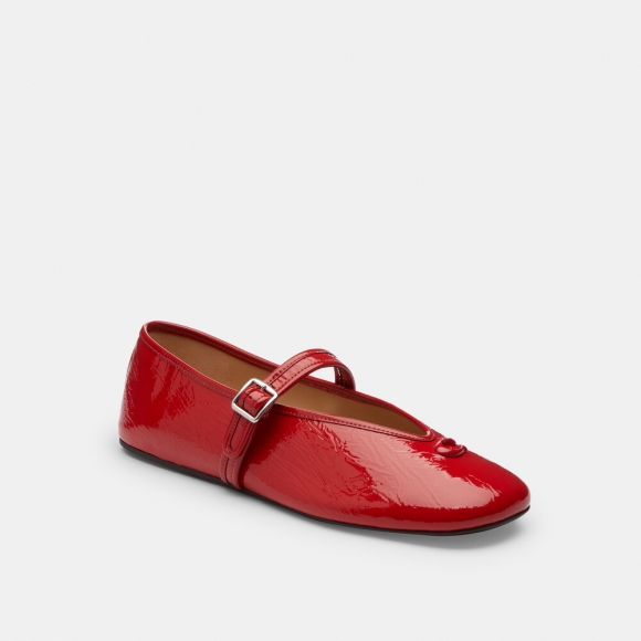 Coach Sculpted C Mary Jane - Red