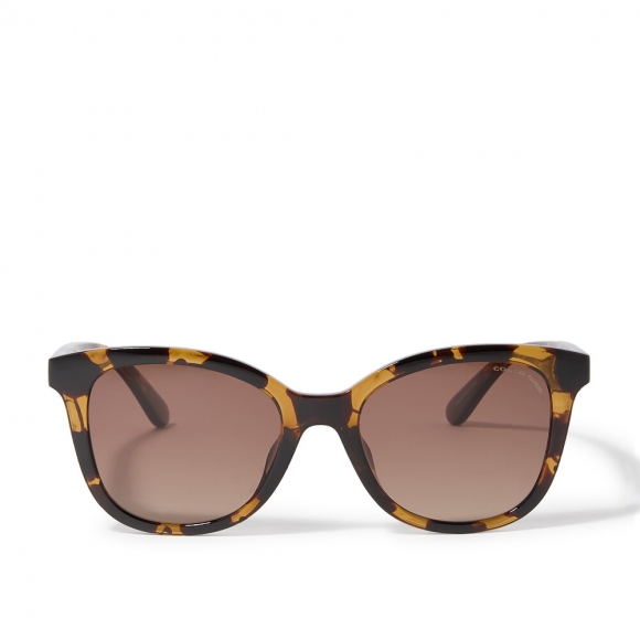 Coach Quilted Tabby Round Sunglasses - Brown