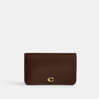 Coach Essential Slim Card Case - Brown Coach Essential Slim Card Case - Brown
