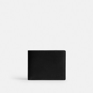 Coach Slim Billfold Wallet - Black Coach Slim Billfold Wallet - Black