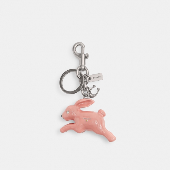 Coach Bunny Bag Charm - Pink