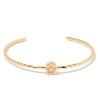 Coach Tearose Thin Cuff Bracelet - Gold