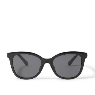 Coach Quilted Tabby Round Sunglasses - Black Coach Quilted Tabby Round Sunglasses - Black