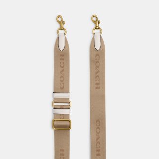 Coach Tonal Signature Webbing Strap - WHITE Coach Tonal Signature Webbing Strap - WHITE