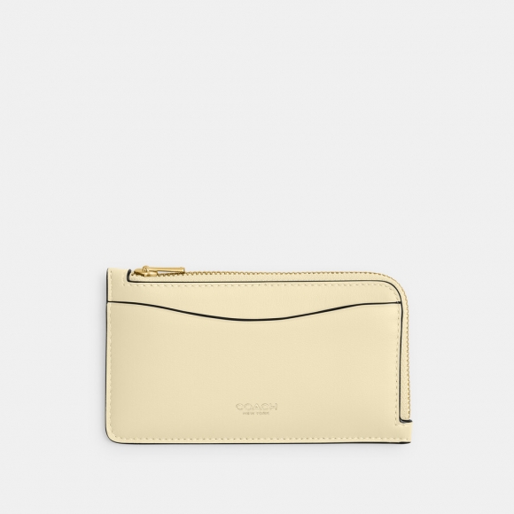 Coach New York Zip Card Case - Yellow Coach New York Zip Card Case - Yellow