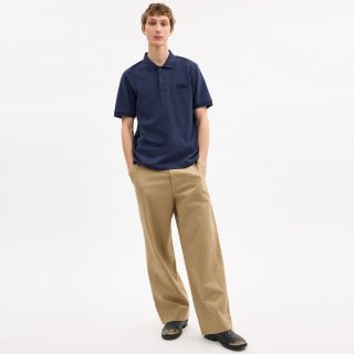 Coach Horse And Carriage Classic Polo In Organic Cotton - Navy