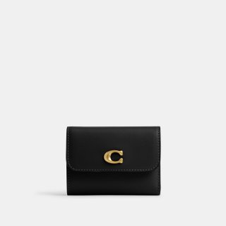 Coach Essential Card Holder Wallet - Black Coach Essential Card Holder Wallet - Black