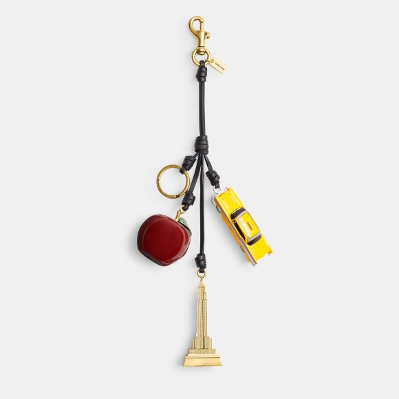 Coach Small New York Cluster Bag Charm - Multi Colour
