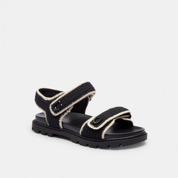 Coach Brynn Sandal - Black