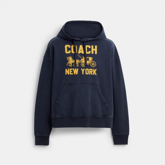Coach Horse And Carriage Hoodie - Navy Coach Horse And Carriage Hoodie - Navy