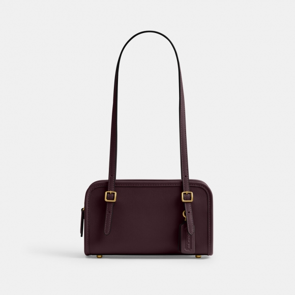 Coach Swing Zip Bag 20 - Dark Purple Coach Swing Zip Bag 20 - Dark Purple