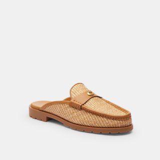 Coach Jocelyn Backless Loafer - BEIGE Coach Jocelyn Backless Loafer - BEIGE