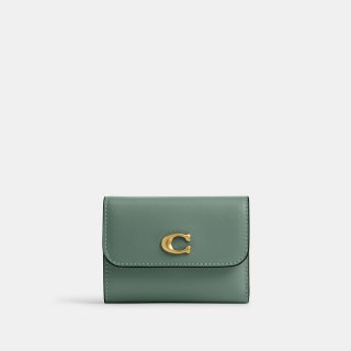 Coach Essential Card Holder Wallet - Open Blue Coach Essential Card Holder Wallet - Open Blue