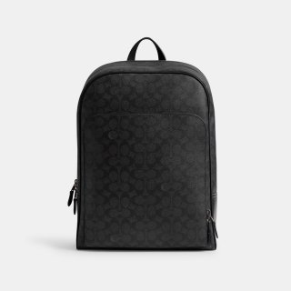 Coach Gotham Backpack In Signature Canvas 29 - Black Coach Gotham Backpack In Signature Canvas 29 - Black