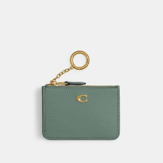 Coach Mini Skinny Id Case - Open Blue