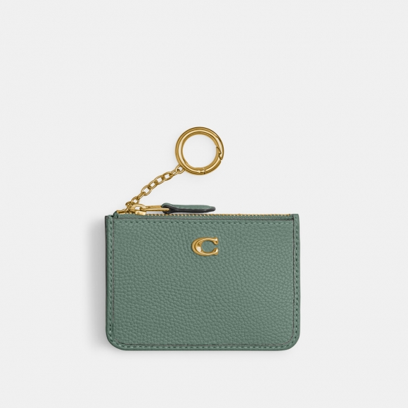 Coach Mini Skinny Id Case - Open Blue