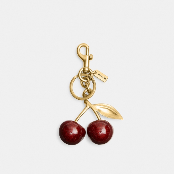 Coach Cherry Bag Charm - Red Coach Cherry Bag Charm - Red