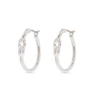 Coach Signature Hoop Earrings - Sillver Coach Signature Hoop Earrings - Sillver