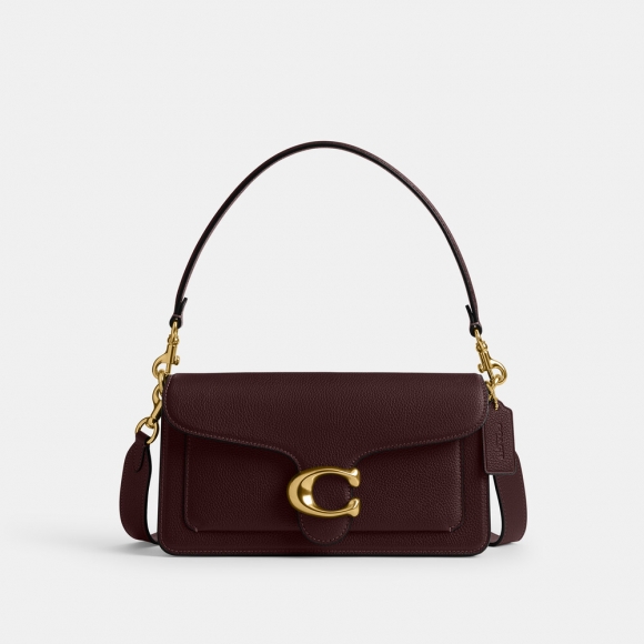 Coach Tabby Shoulder Bag 26 - BURGUNDY Coach Tabby Shoulder Bag 26 - BURGUNDY