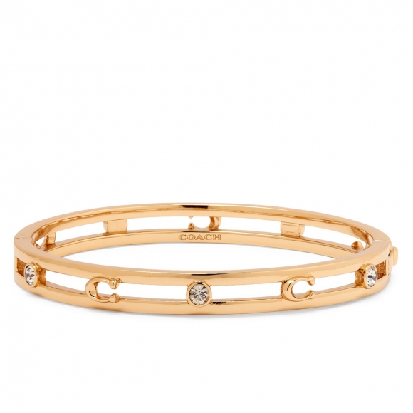 Coach Signature C Open Bangle Bracelet, Brass - Gold Coach Signature C Open Bangle Bracelet, Brass - Gold
