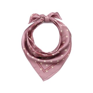 Coach Horse And Carriage Dot Printed Silk Band - Light/Pastel Purple Coach Horse And Carriage Dot Printed Silk Band - Light/Pastel Purple