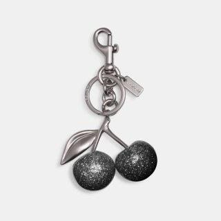Coach Cherry Bag Charm - Silver Coach Cherry Bag Charm - Silver