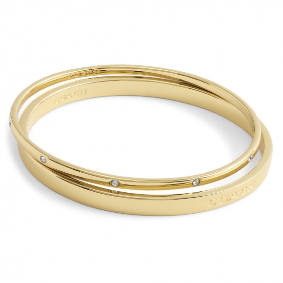 Coach Duo Bangles Set - Gold