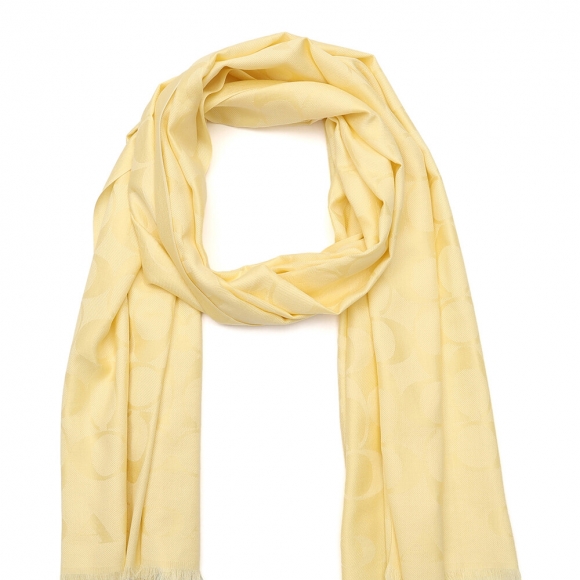 Coach Signature Stole - Light/Pastel Yellow Coach Signature Stole - Light/Pastel Yellow