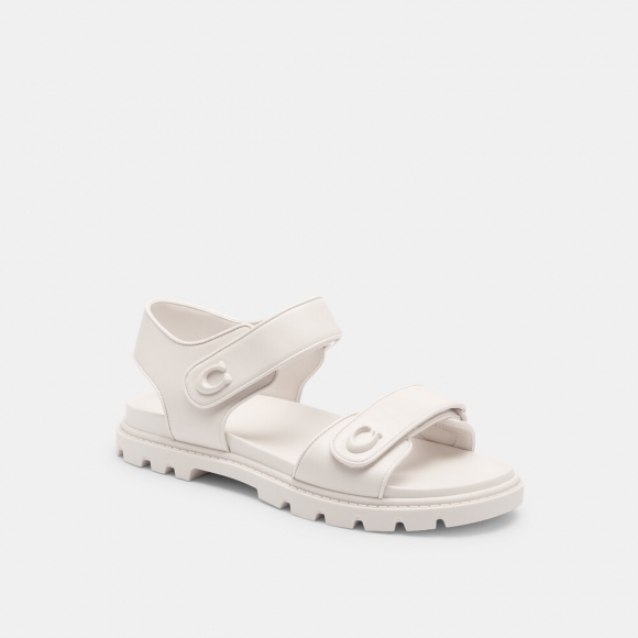 Coach Brynn Sandal - WHITE Coach Brynn Sandal - WHITE