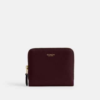 Coach New York Billfold Wallet - BURGUNDY Coach New York Billfold Wallet - BURGUNDY