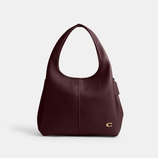 Coach Lana Shoulder Bag - BURGUNDY Coach Lana Shoulder Bag - BURGUNDY