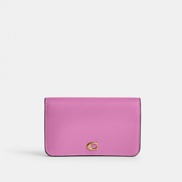 Coach Essential Slim Card Case - Pink Coach Essential Slim Card Case - Pink