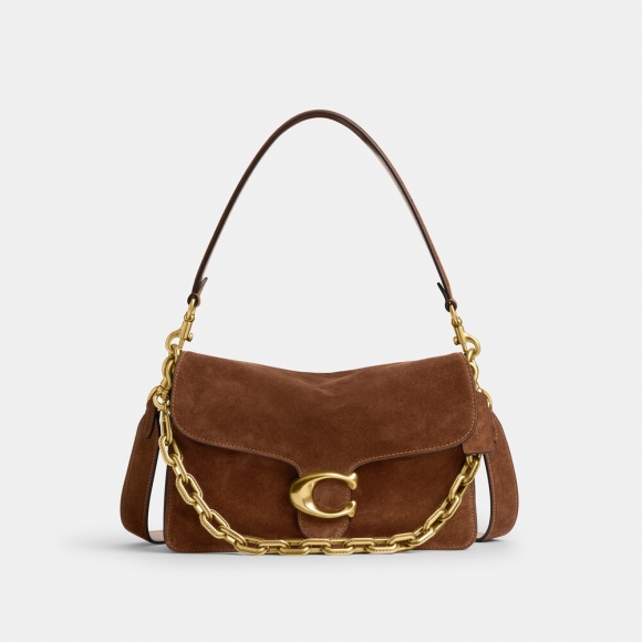 Coach Chain Tabby Shoulder Bag - Brown Coach Chain Tabby Shoulder Bag - Brown