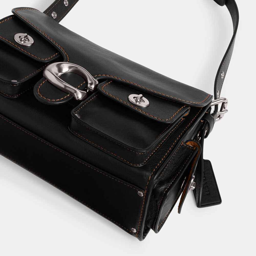 Coach Cargo Turnlock Soft Tabby 26 - Black