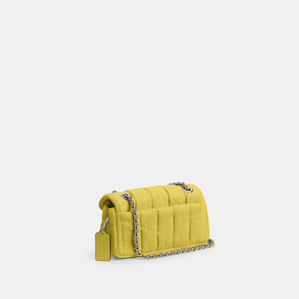 Coach Tabby Shoulder Bag 20 With Quilting - Yellow
