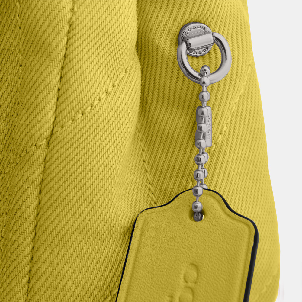 Coach Tabby Shoulder Bag 20 With Quilting - Yellow