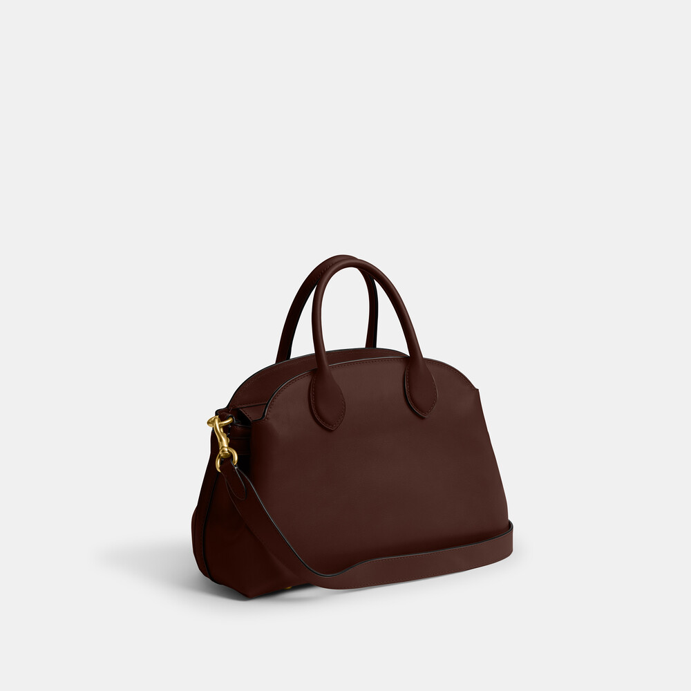 Coach Soft Empire Carryall Bag 28 - DARK BROWN