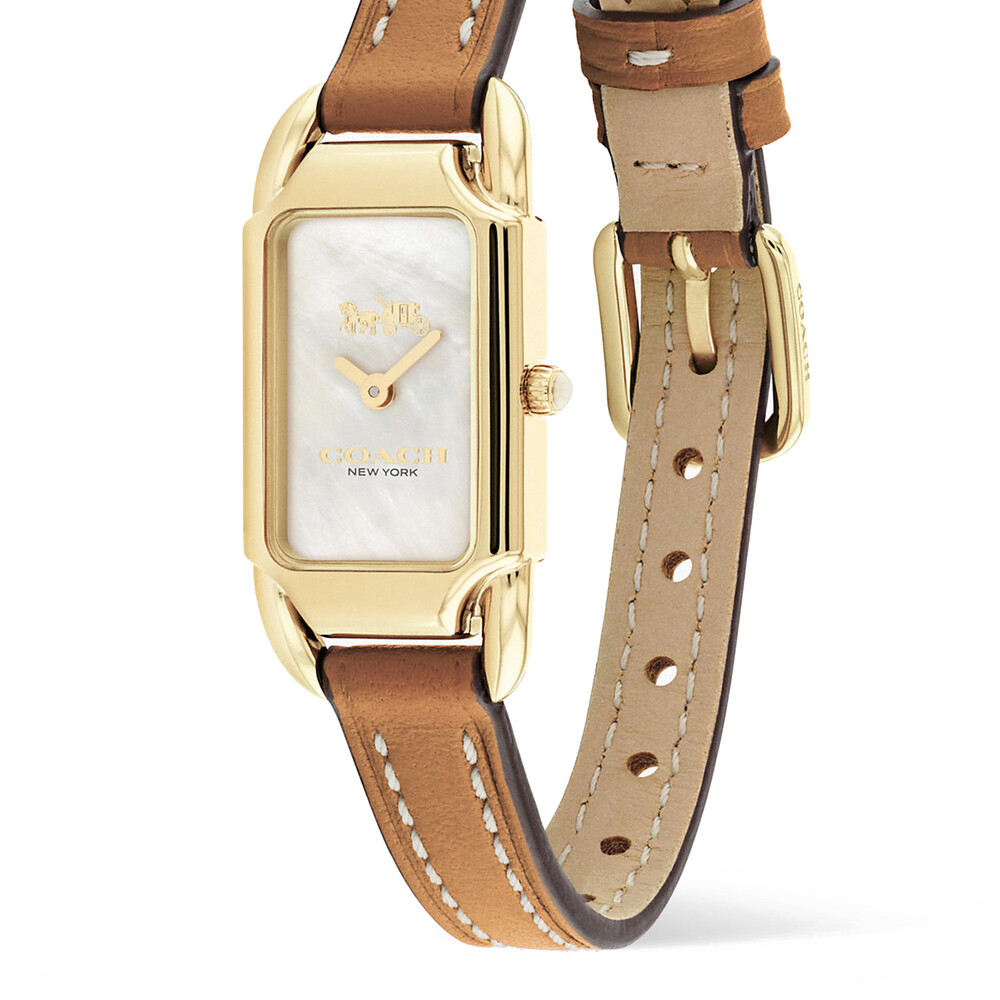Coach Cadie Watch, 17.5mm X 28.5mm - Brown