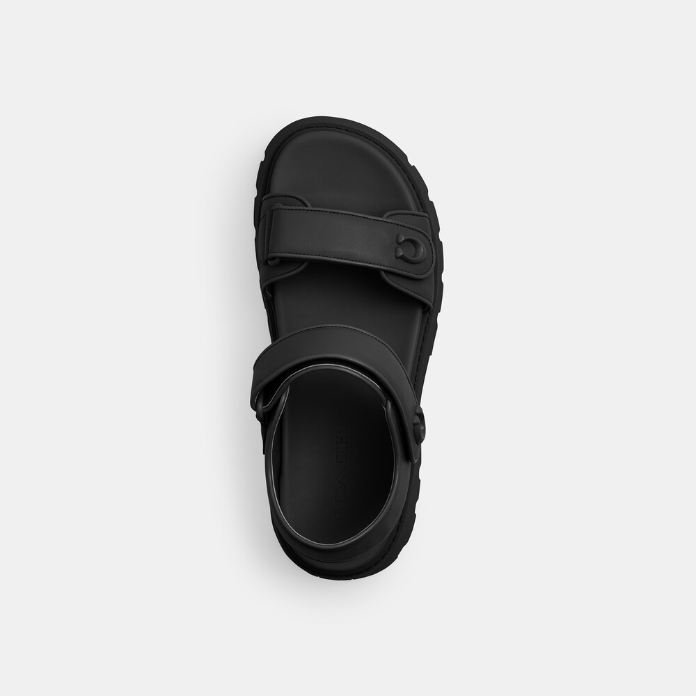 Coach Brynn Platform Sandal - Black
