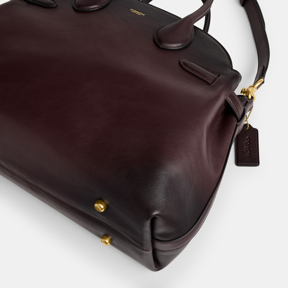Coach Soft Empire Carryall Bag 40 - BURGUNDY