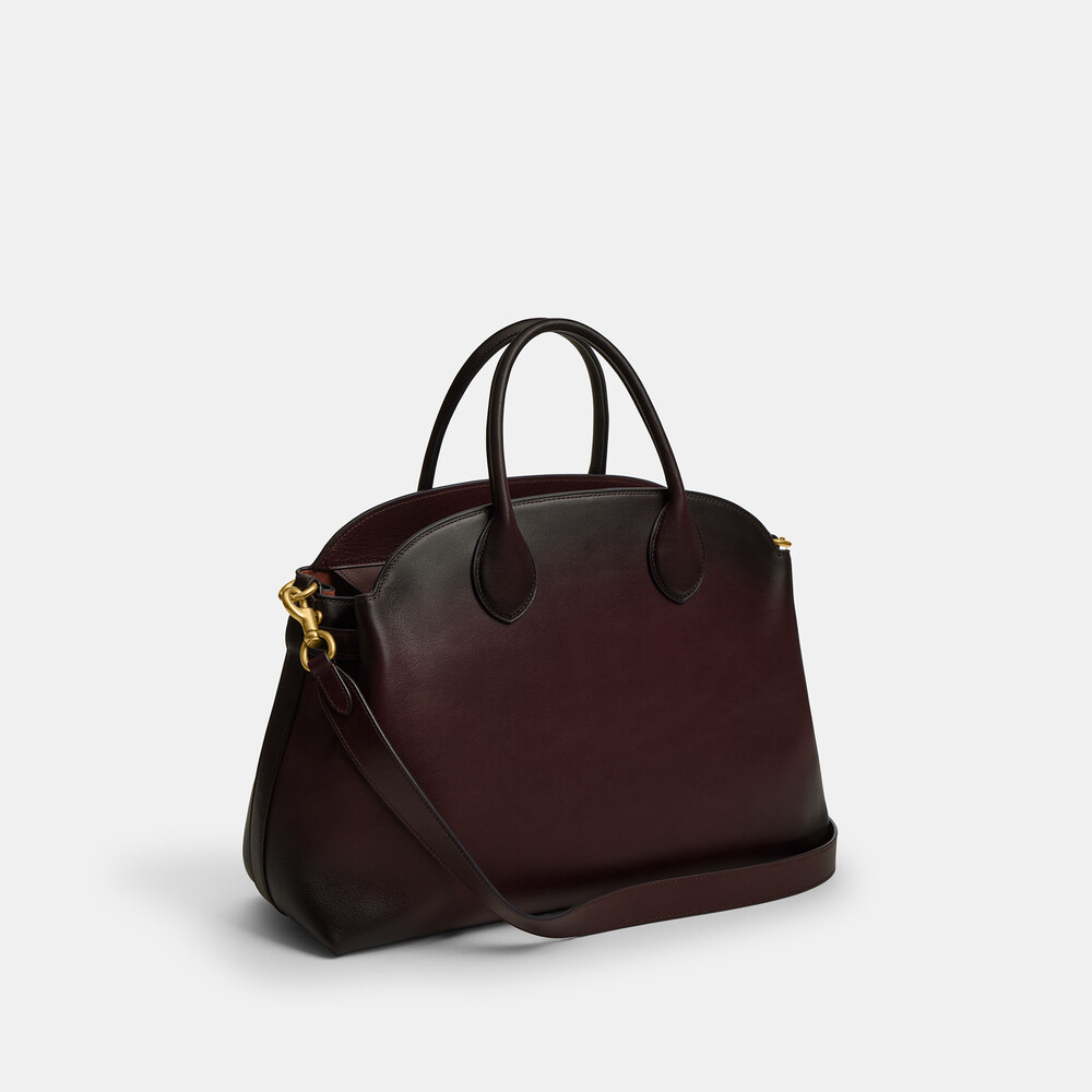 Coach Soft Empire Carryall Bag 40 - BURGUNDY