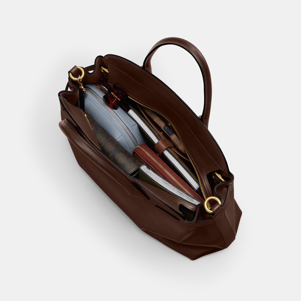 Coach Soft Empire Carryall Bag 40 - DARK BROWN