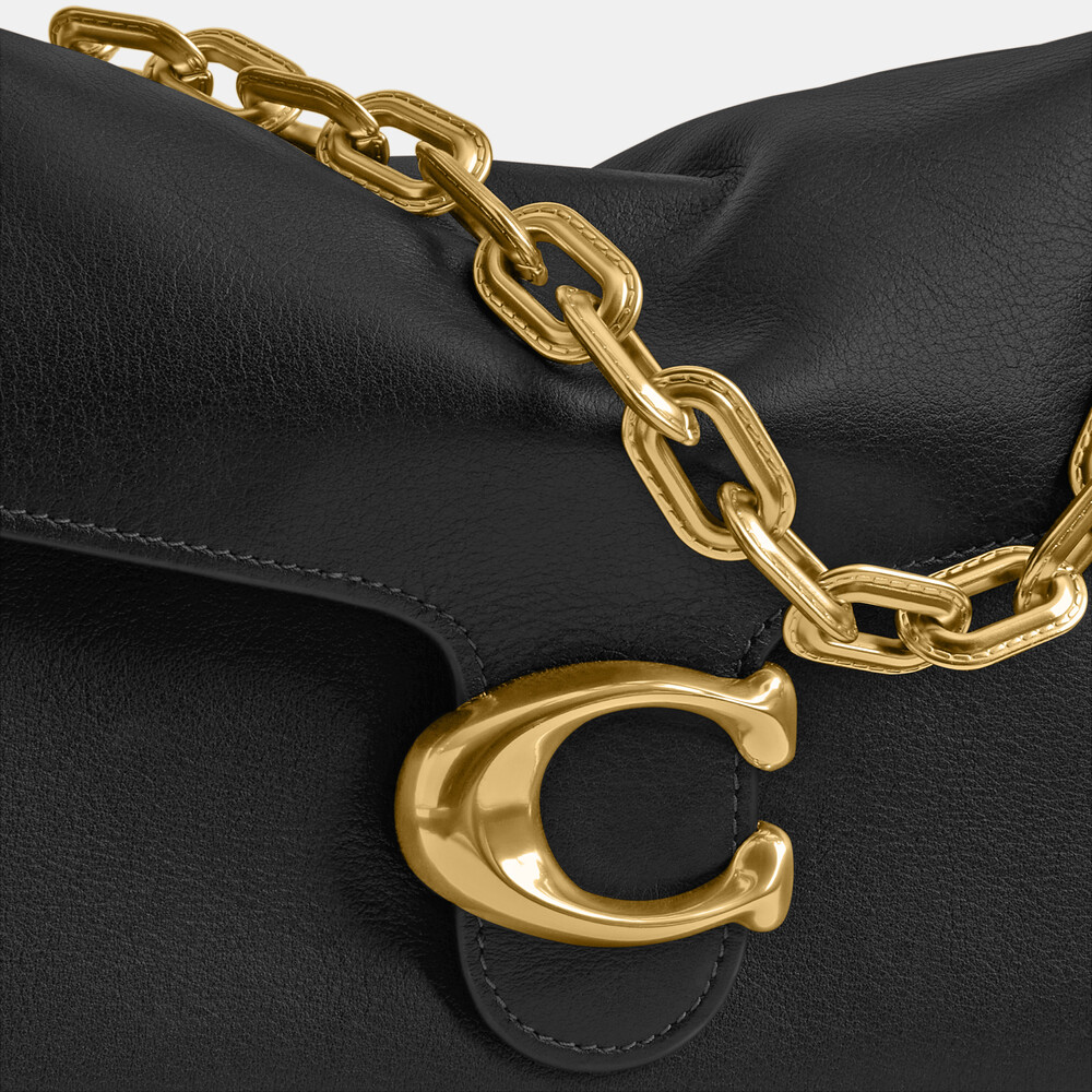 Coach Chain Tabby Shoulder Bag - Black