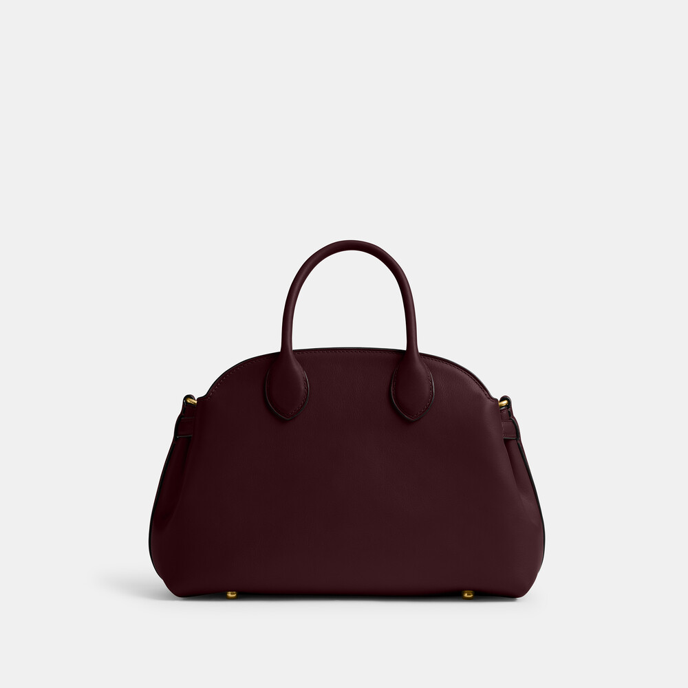 Coach Soft Empire Carryall Bag 28 - BURGUNDY