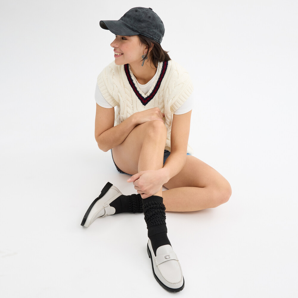Coach Jocelyn Loafer - WHITE