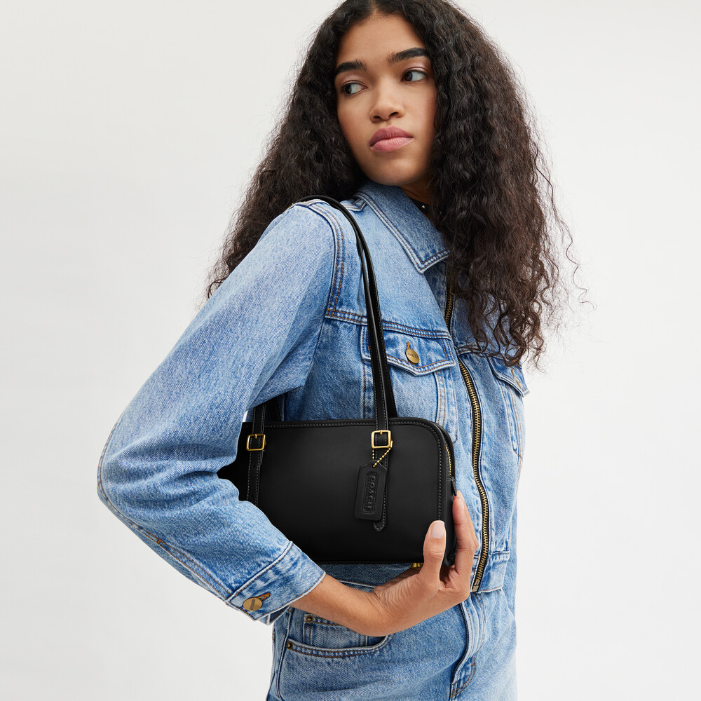 Coach Swing Zip Bag 26 - Black