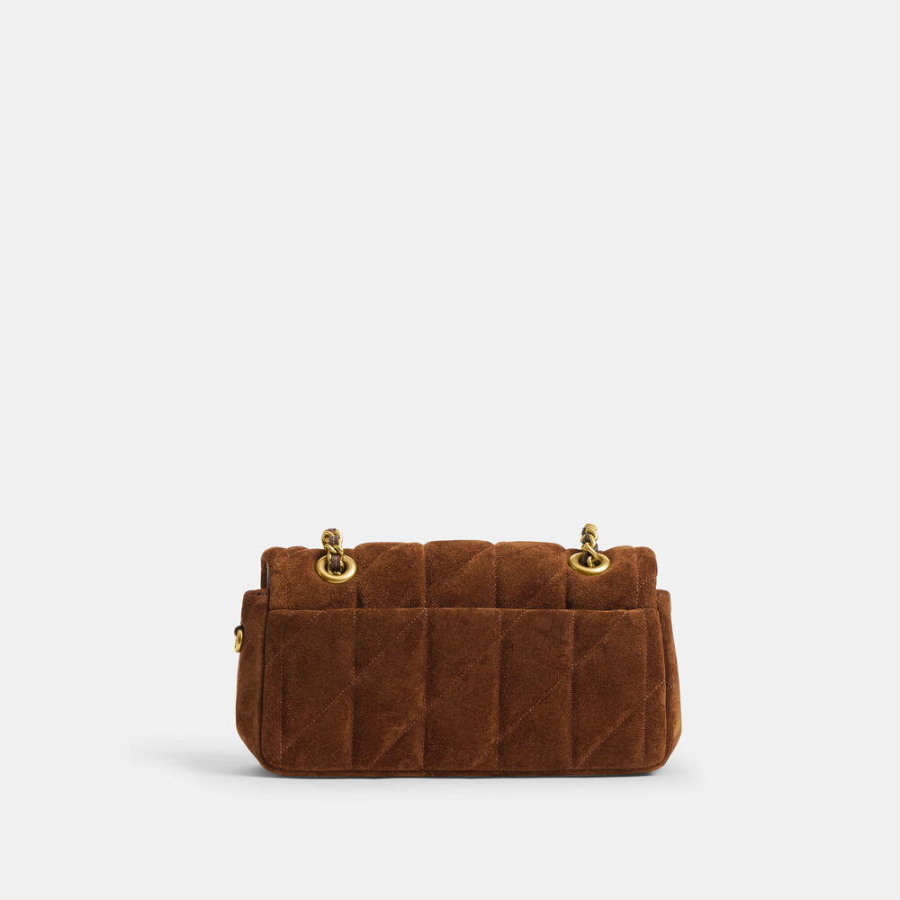 Coach Tabby Shoulder Bag 20 With Quilting - Brown