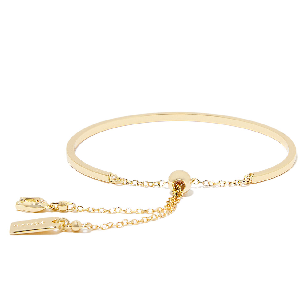 Coach Slider Bangle Bracelet - Gold