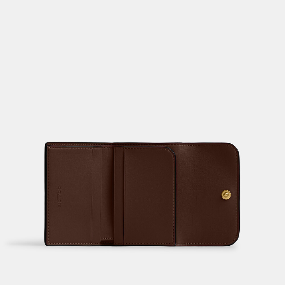 Coach Essential Card Holder Wallet - Brown