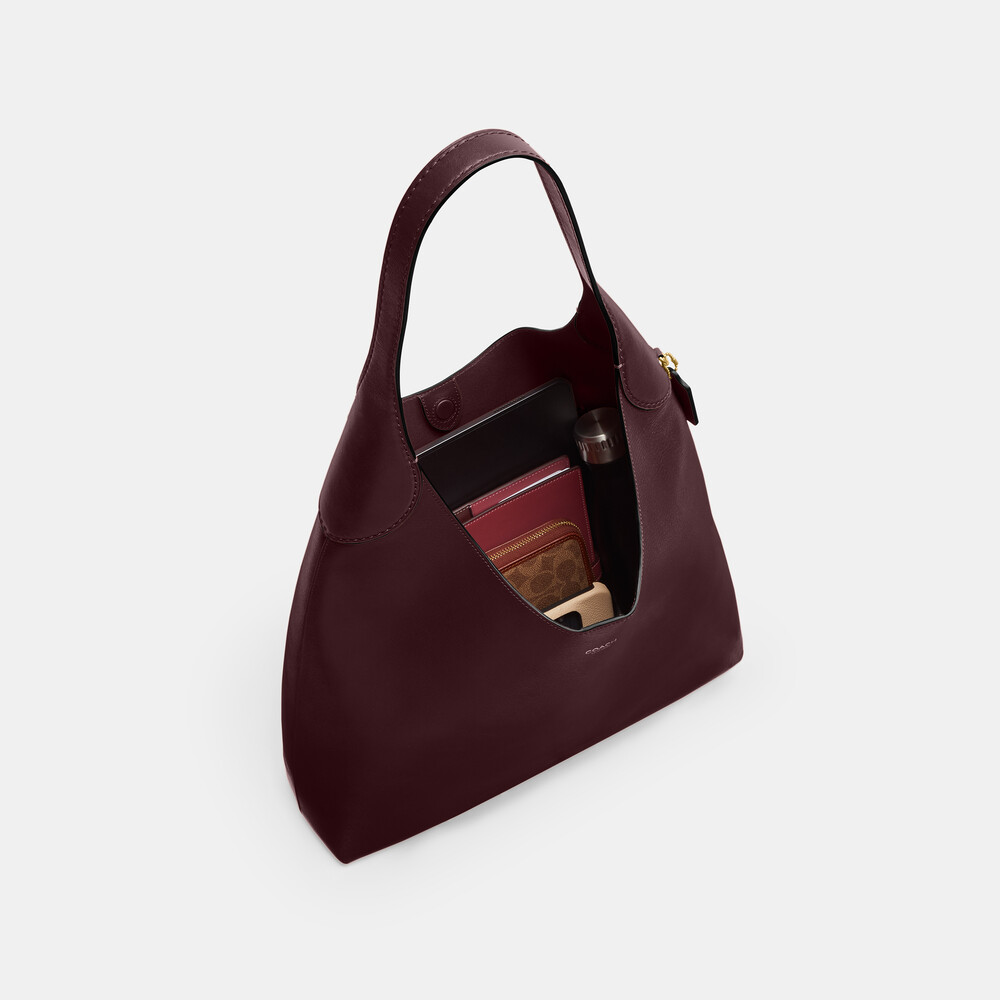 Coach Brooklyn Shoulder Bag 39 - BURGUNDY